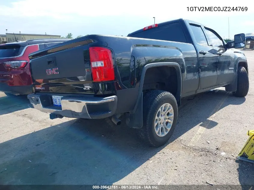 1GTV2MEC0JZ244769 2018 GMC Sierra 1500 Sle