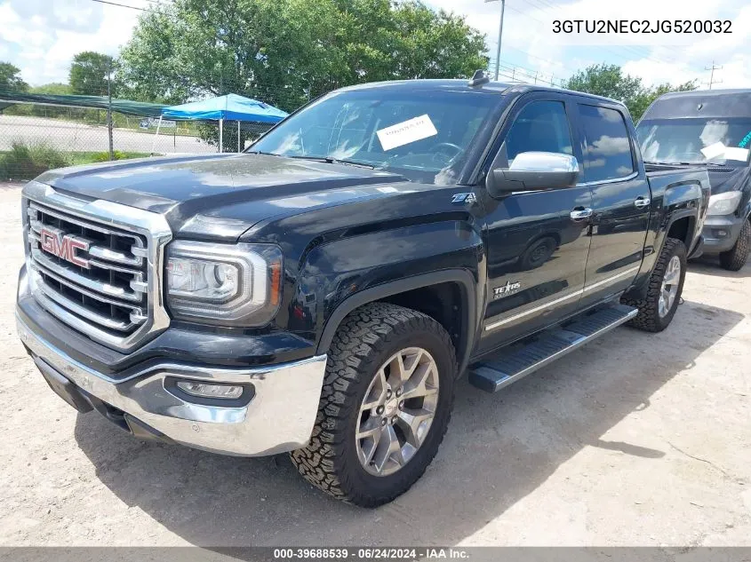 2018 GMC Sierra 1500 Slt VIN: 3GTU2NEC2JG520032 Lot: 39688539