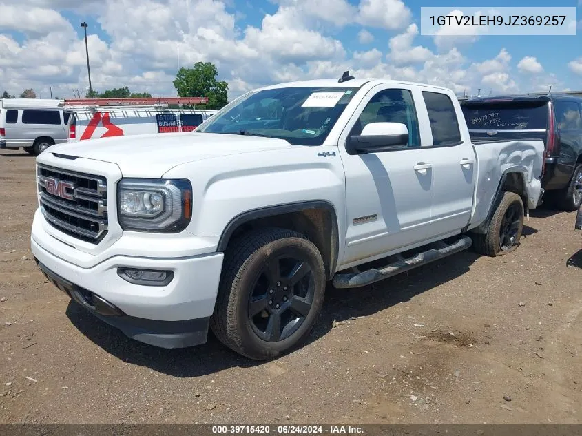 2018 GMC Sierra 1500 VIN: 1GTV2LEH9JZ369257 Lot: 39715420