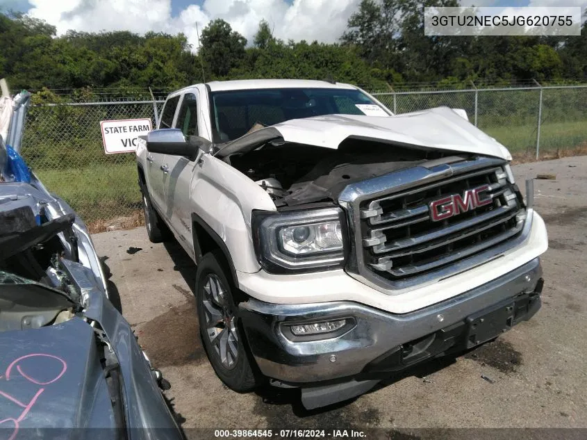 2018 GMC Sierra 1500 Slt VIN: 3GTU2NEC5JG620755 Lot: 39864545