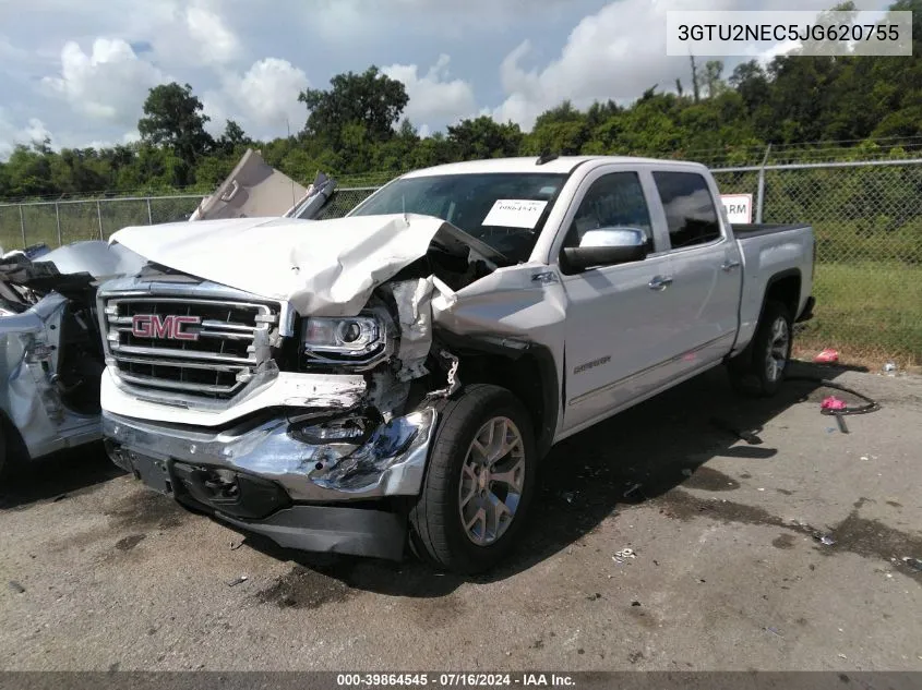 2018 GMC Sierra 1500 Slt VIN: 3GTU2NEC5JG620755 Lot: 39864545