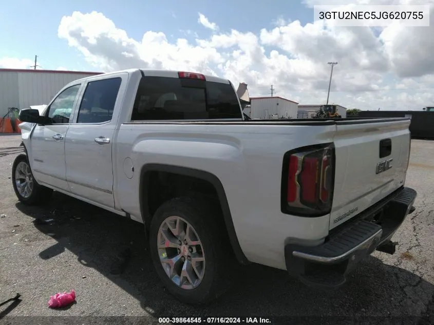 2018 GMC Sierra 1500 Slt VIN: 3GTU2NEC5JG620755 Lot: 39864545