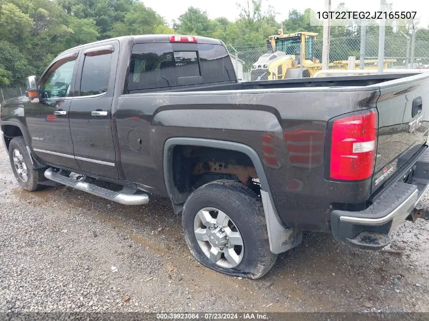 2018 GMC Sierra 2500Hd Slt VIN: 1GT22TEG2JZ165507 Lot: 39923084