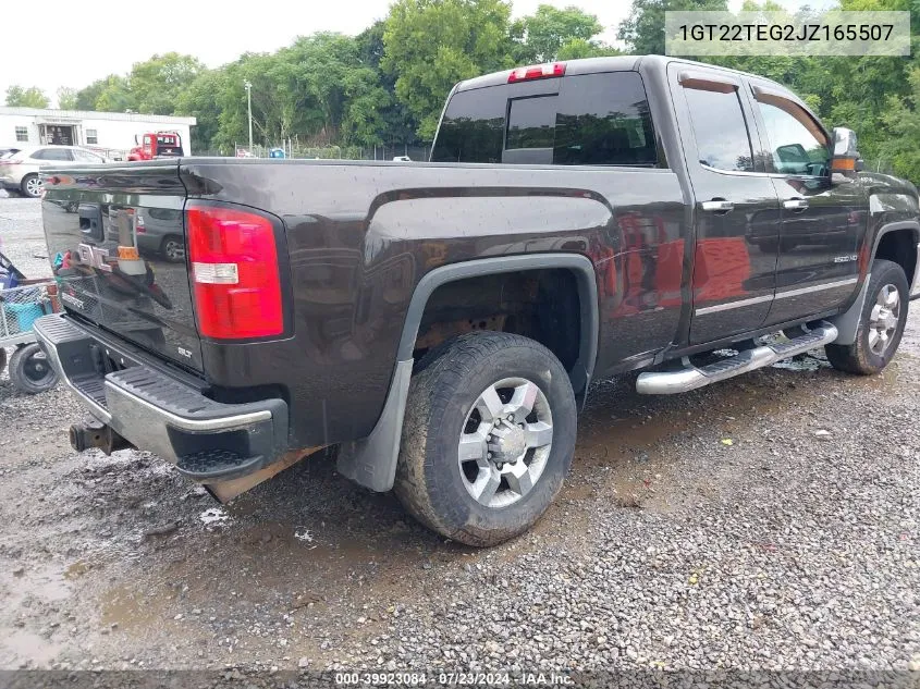 2018 GMC Sierra 2500Hd Slt VIN: 1GT22TEG2JZ165507 Lot: 39923084