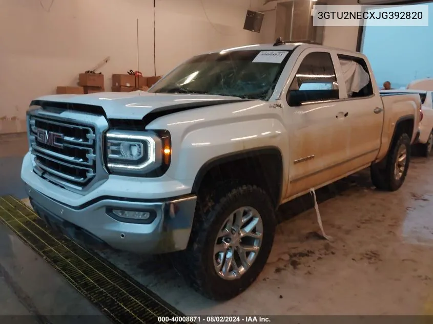 3GTU2NECXJG392820 2018 GMC Sierra 1500 Slt