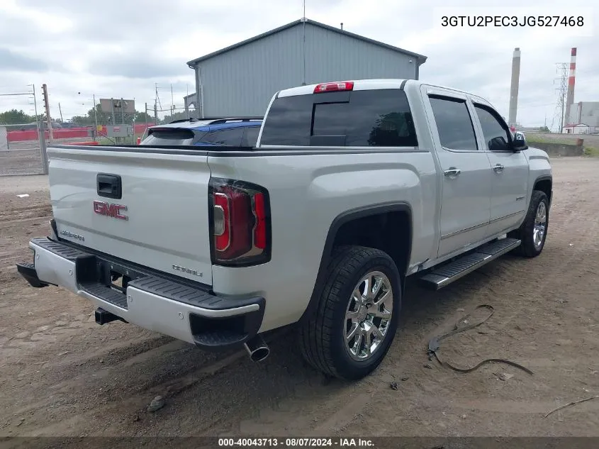 2018 GMC Sierra 1500 Denali VIN: 3GTU2PEC3JG527468 Lot: 40043713