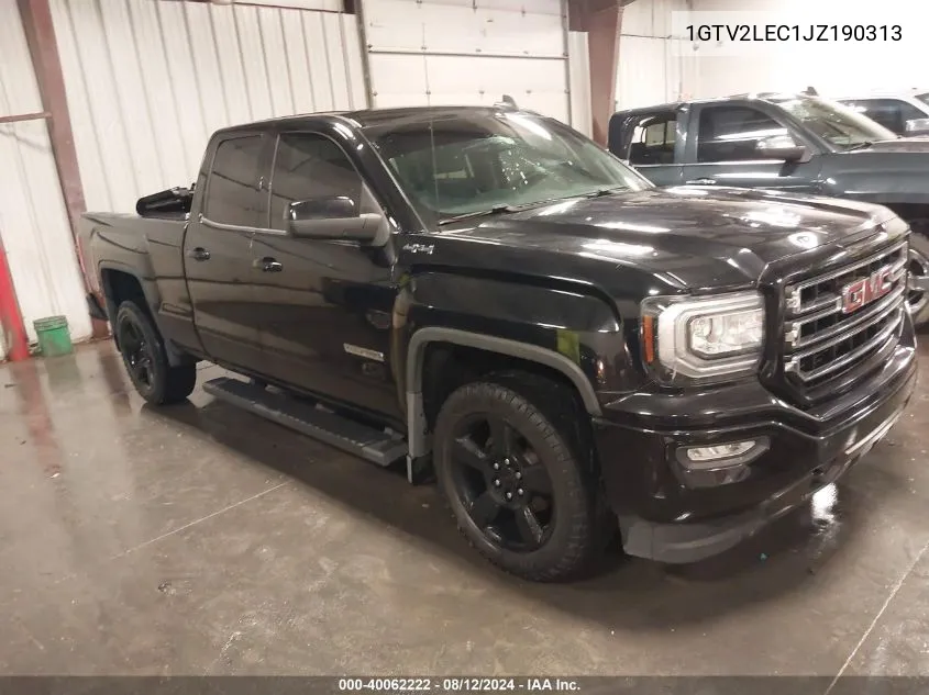 2018 GMC Sierra 1500 VIN: 1GTV2LEC1JZ190313 Lot: 40062222