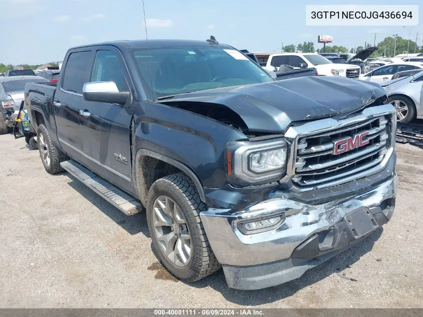 3GTP1NEC0JG436694 2018 GMC Sierra 1500 Slt