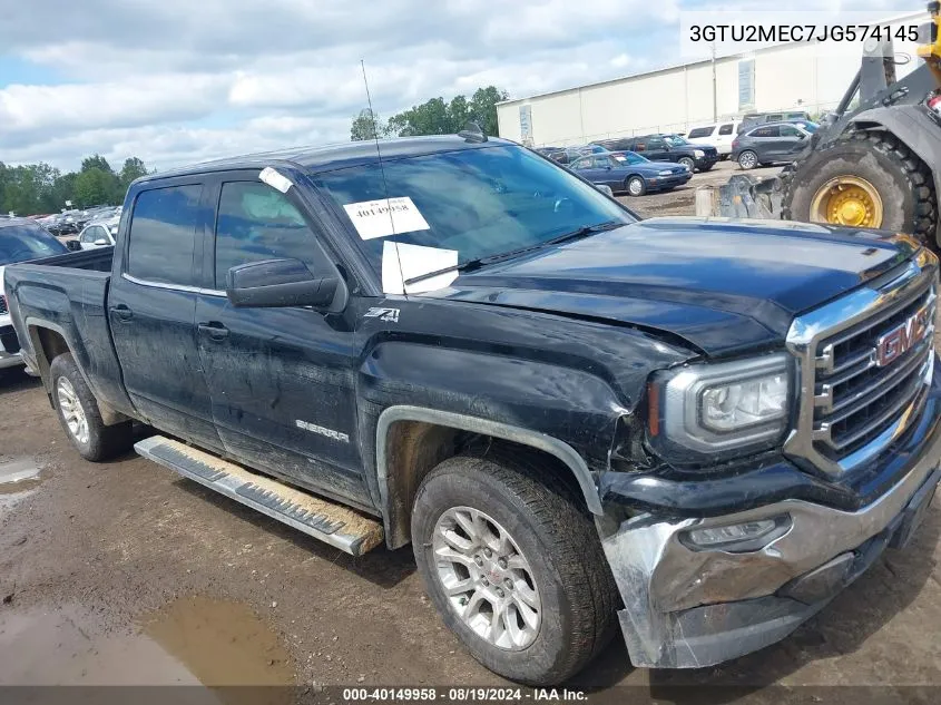 2018 GMC Sierra 1500 Sle VIN: 3GTU2MEC7JG574145 Lot: 40149958