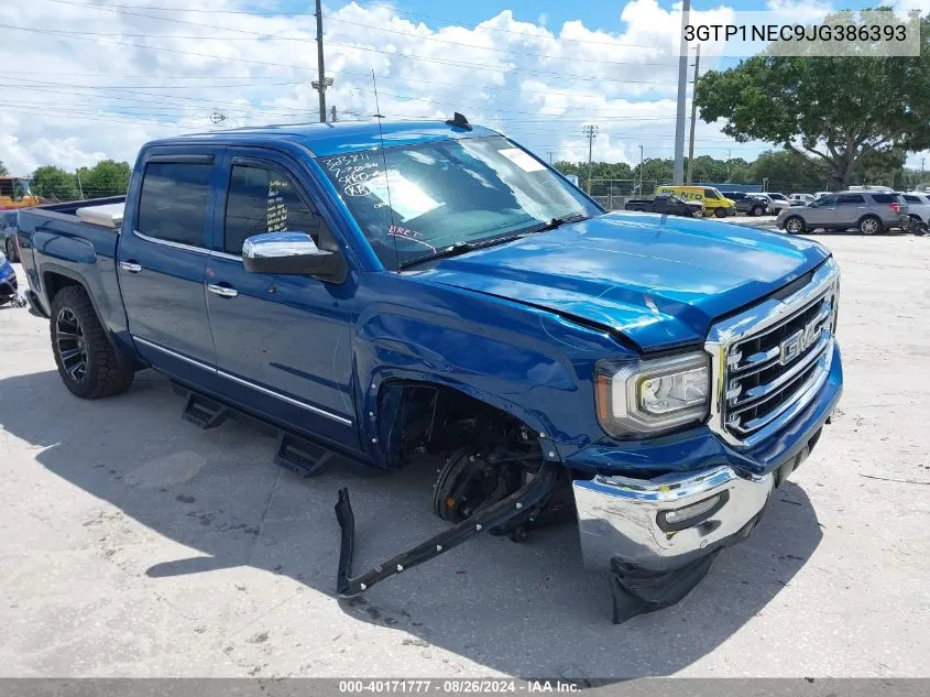 2018 GMC Sierra 1500 Slt VIN: 3GTP1NEC9JG386393 Lot: 40171777