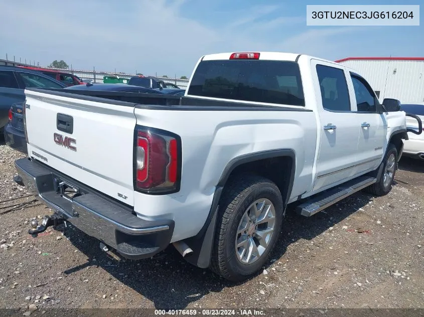 2018 GMC Sierra 1500 Slt VIN: 3GTU2NEC3JG616204 Lot: 40176459