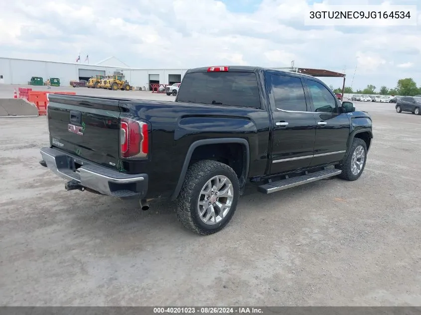 2018 GMC Sierra 1500 Slt VIN: 3GTU2NEC9JG164534 Lot: 40201023