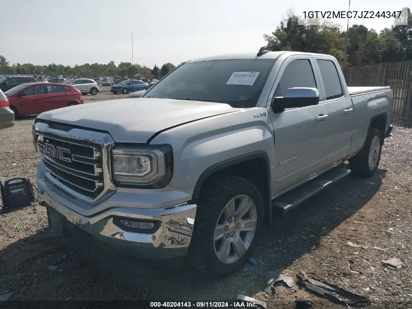 1GTV2MEC7JZ244347 2018 GMC Sierra K1500 Sle