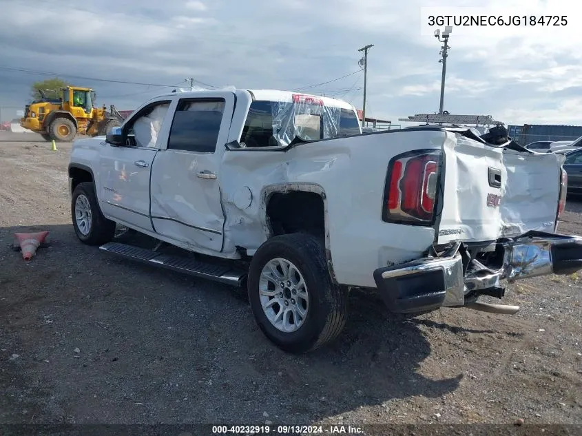 2018 GMC Sierra K1500 Slt VIN: 3GTU2NEC6JG184725 Lot: 40232919