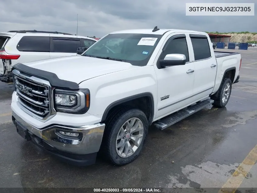 2018 GMC Sierra 1500 Slt VIN: 3GTP1NEC9JG237305 Lot: 40250003