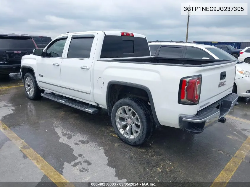 2018 GMC Sierra 1500 Slt VIN: 3GTP1NEC9JG237305 Lot: 40250003