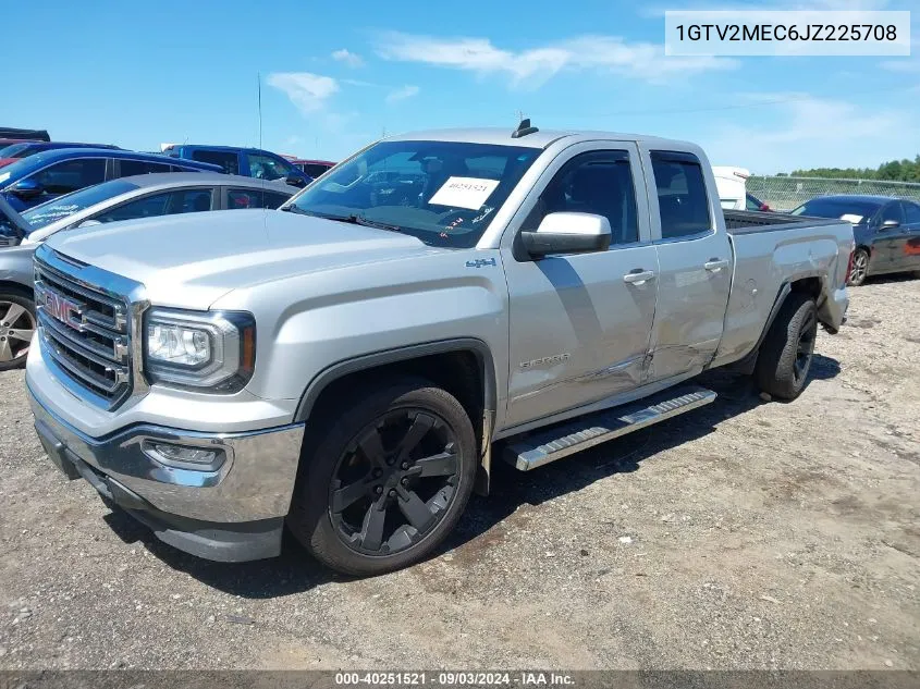 2018 GMC Sierra 1500 Sle VIN: 1GTV2MEC6JZ225708 Lot: 40251521