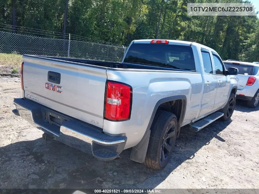 2018 GMC Sierra 1500 Sle VIN: 1GTV2MEC6JZ225708 Lot: 40251521