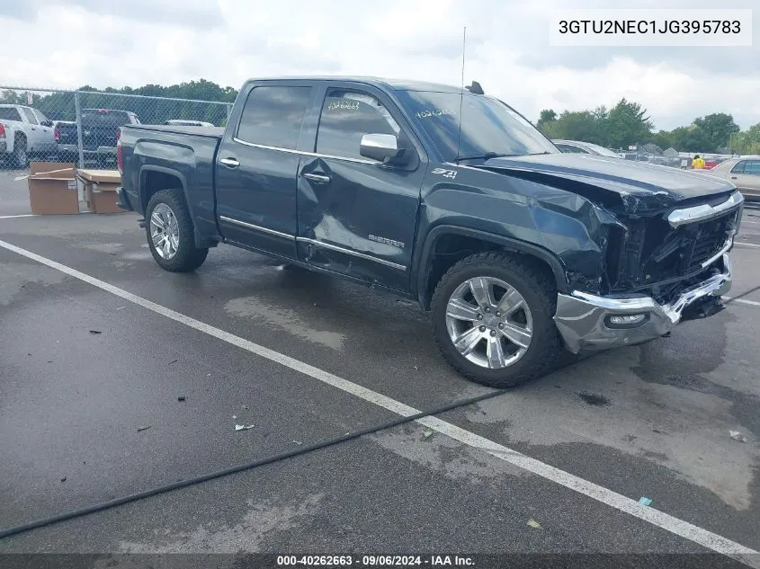 2018 GMC Sierra 1500 Slt VIN: 3GTU2NEC1JG395783 Lot: 40262663