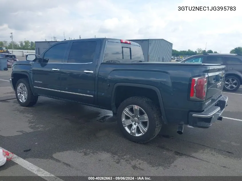 2018 GMC Sierra 1500 Slt VIN: 3GTU2NEC1JG395783 Lot: 40262663