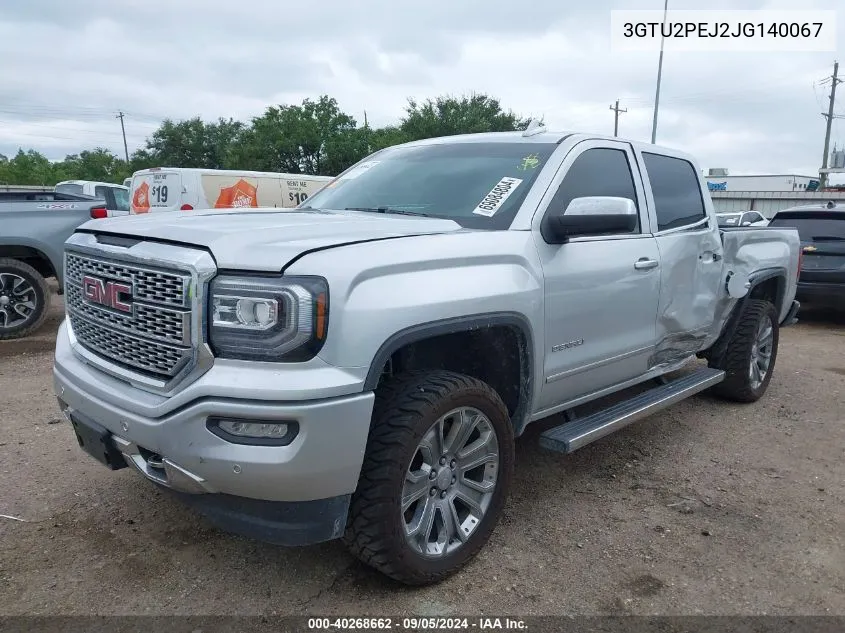 3GTU2PEJ2JG140067 2018 GMC Sierra K1500 Denali