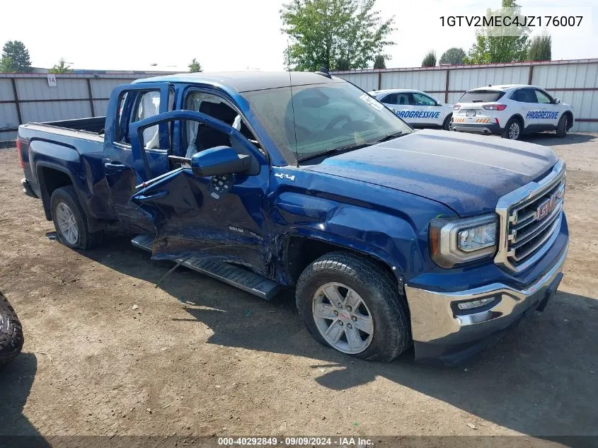 2018 GMC Sierra 1500 Sle VIN: 1GTV2MEC4JZ176007 Lot: 40292849