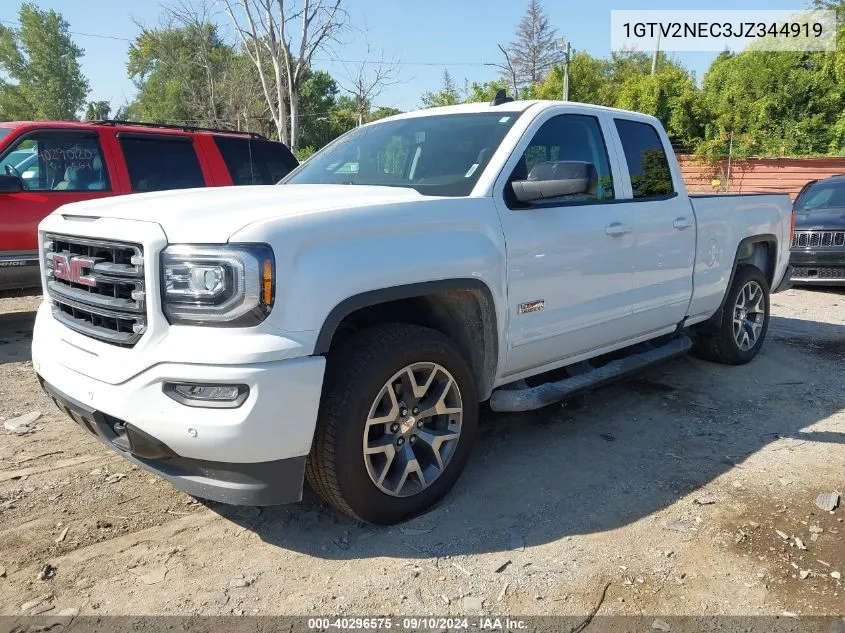 2018 GMC Sierra 1500 K1500 Slt VIN: 1GTV2NEC3JZ344919 Lot: 40296575