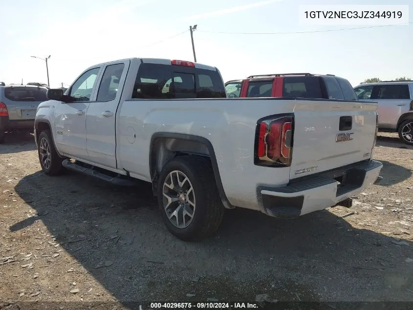 2018 GMC Sierra 1500 K1500 Slt VIN: 1GTV2NEC3JZ344919 Lot: 40296575