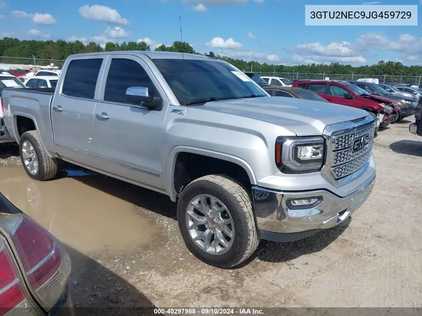 2018 GMC Sierra 1500 Slt VIN: 3GTU2NEC9JG459729 Lot: 40297988