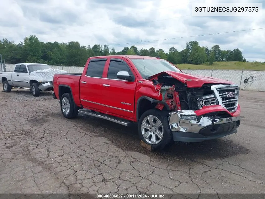 2018 GMC Sierra 1500 Slt VIN: 3GTU2NEC8JG297575 Lot: 40306827