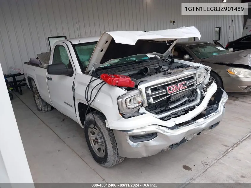 1GTN1LEC8JZ901489 2018 GMC Sierra 1500 C1500