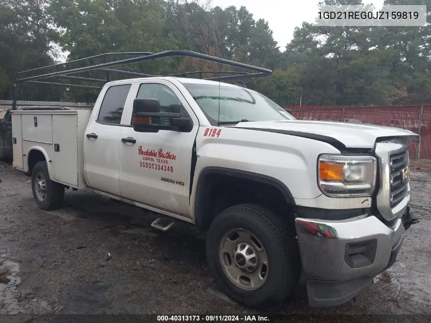 1GD21REG0JZ159819 2018 GMC Sierra C2500 Heavy Duty