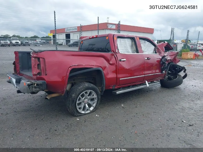 3GTU2NEC7JG624581 2018 GMC Sierra 1500 Slt