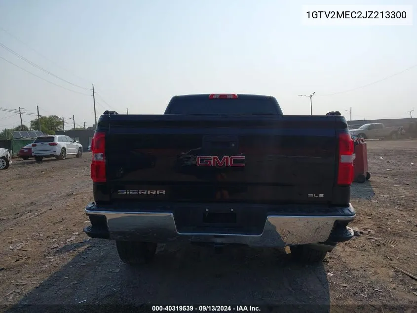 2018 GMC Sierra 1500 K1500 Sle VIN: 1GTV2MEC2JZ213300 Lot: 40319539