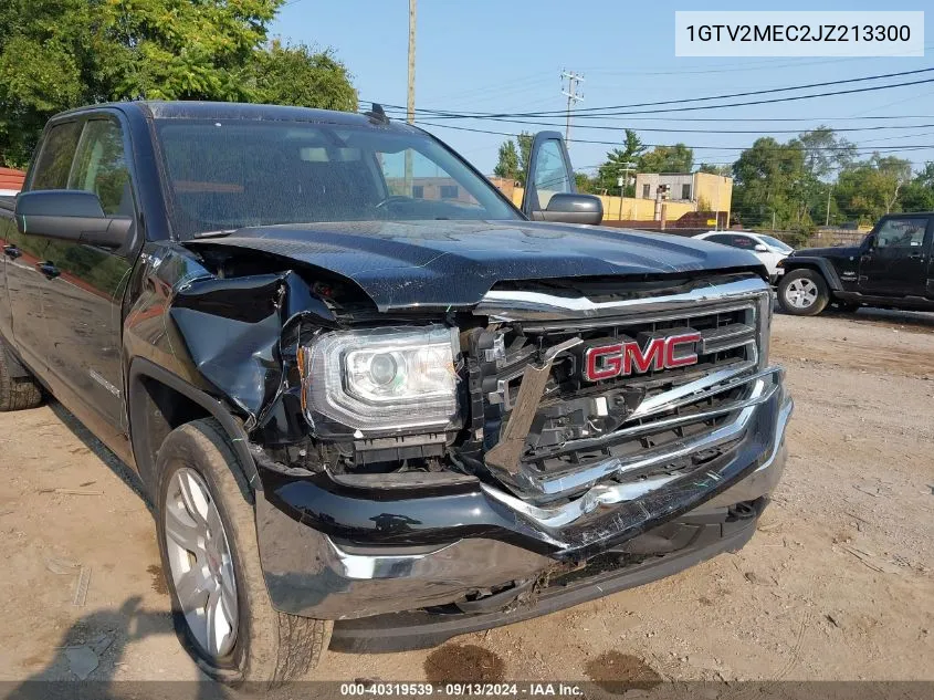 2018 GMC Sierra 1500 K1500 Sle VIN: 1GTV2MEC2JZ213300 Lot: 40319539