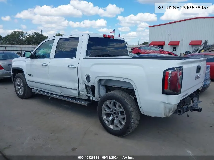 2018 GMC Sierra 1500 Slt VIN: 3GTU2NEC3JG578957 Lot: 40326996