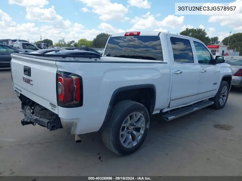 3GTU2NEC3JG578957 2018 GMC Sierra 1500 Slt