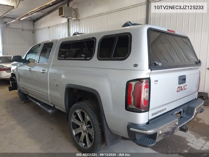 2018 GMC Sierra 1500 Slt VIN: 1GTV2NEC3JZ125233 Lot: 40331221