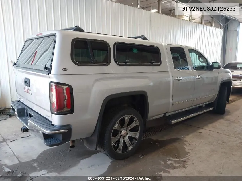 2018 GMC Sierra 1500 Slt VIN: 1GTV2NEC3JZ125233 Lot: 40331221