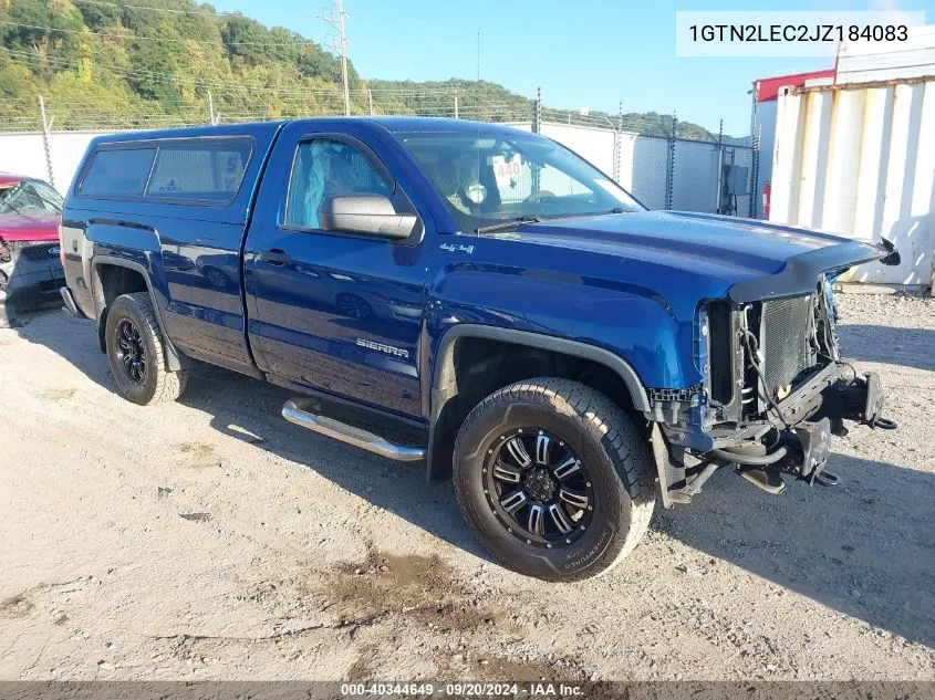 1GTN2LEC2JZ184083 2018 GMC Sierra 1500