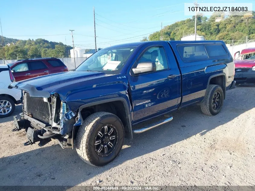 1GTN2LEC2JZ184083 2018 GMC Sierra 1500