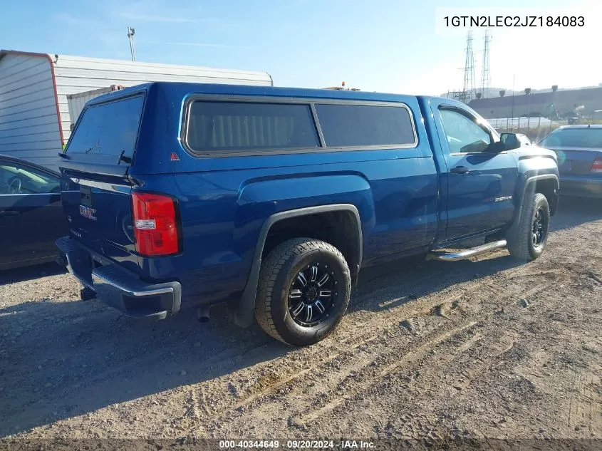 1GTN2LEC2JZ184083 2018 GMC Sierra 1500