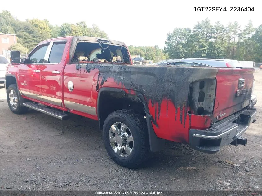 2018 GMC Sierra 2500Hd Sle VIN: 1GT22SEY4JZ236404 Lot: 40345510