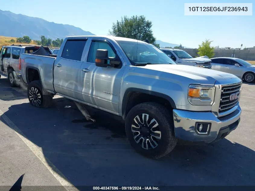 2018 GMC Sierra 2500Hd Sle VIN: 1GT12SEG6JF236943 Lot: 40347596