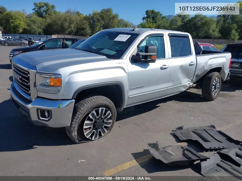 2018 GMC Sierra 2500Hd Sle VIN: 1GT12SEG6JF236943 Lot: 40347596