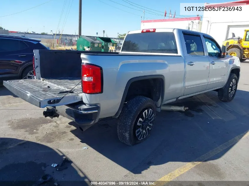 2018 GMC Sierra 2500Hd Sle VIN: 1GT12SEG6JF236943 Lot: 40347596