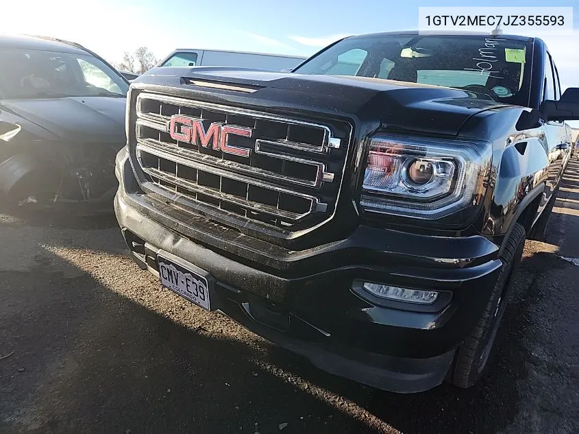 1GTV2MEC7JZ355593 2018 GMC Sierra 1500 Sle