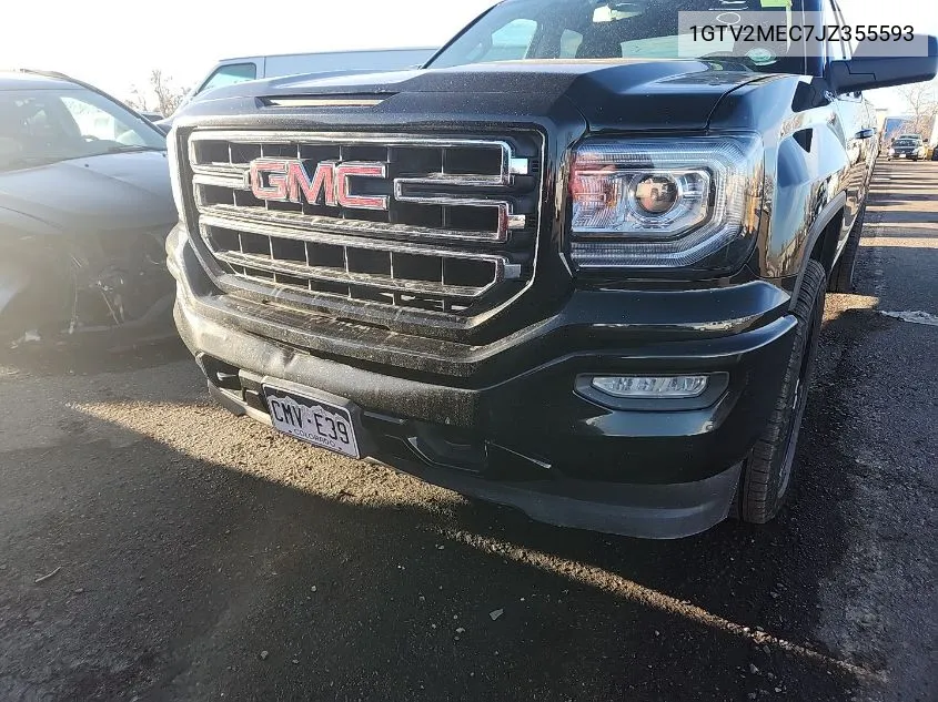 1GTV2MEC7JZ355593 2018 GMC Sierra 1500 Sle