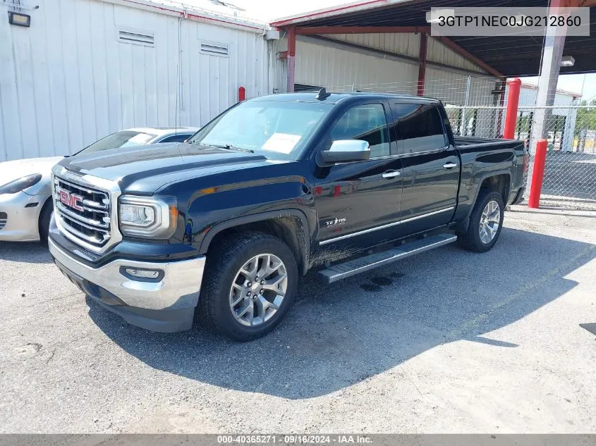 2018 GMC Sierra 1500 Slt VIN: 3GTP1NEC0JG212860 Lot: 40365271