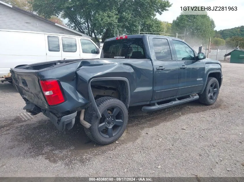 2018 GMC Sierra 1500 VIN: 1GTV2LEH8JZ281963 Lot: 40369180